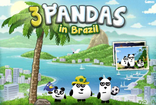 Три панды в Бразилии. Третья часть.