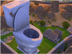 Sims 4 наполнилась гигантскими унитазами