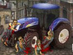 игра Зомби трактор