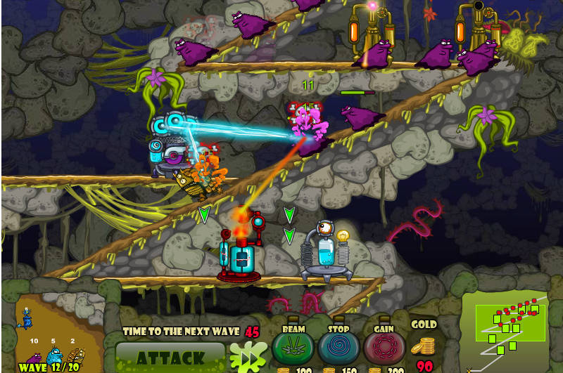 Монстры tower defense Монстры tower defense